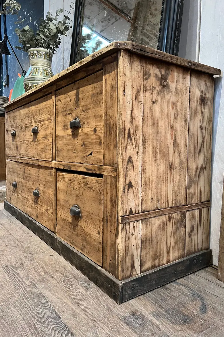 Meuble d’atelier en sapin Début XXème
