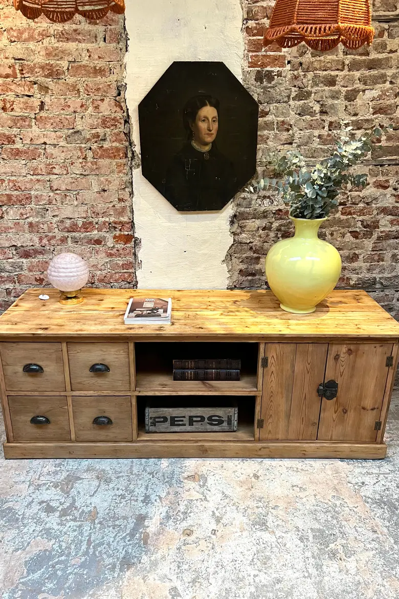 Meuble d’atelier en sapin Début XXème