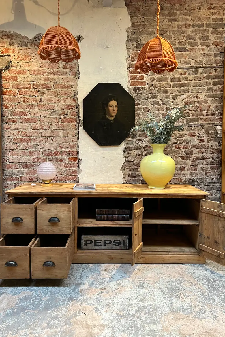 Meuble d’atelier en sapin Début XXème