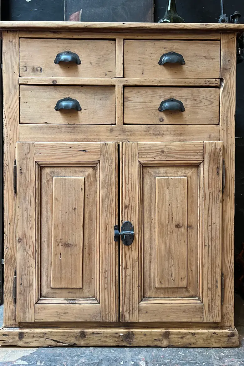 Meuble d’atelier en sapin Début XXème