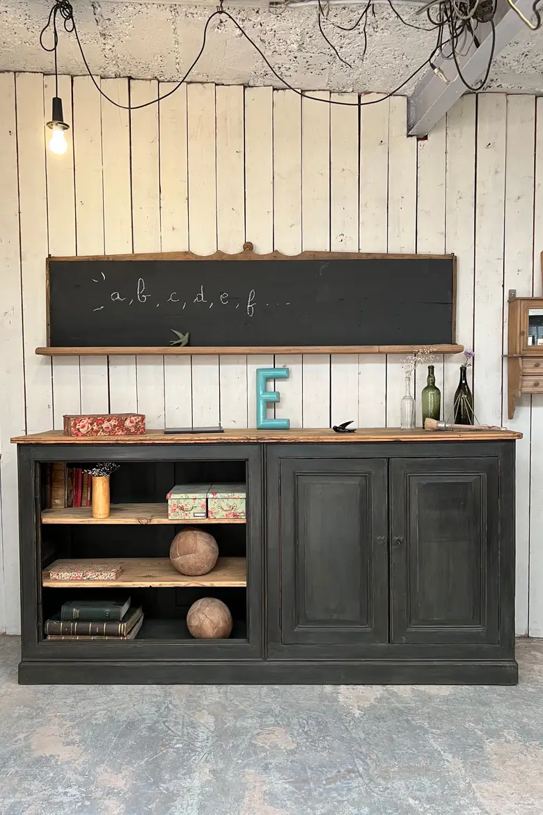 Meuble d'atelier en sapin Début XXème