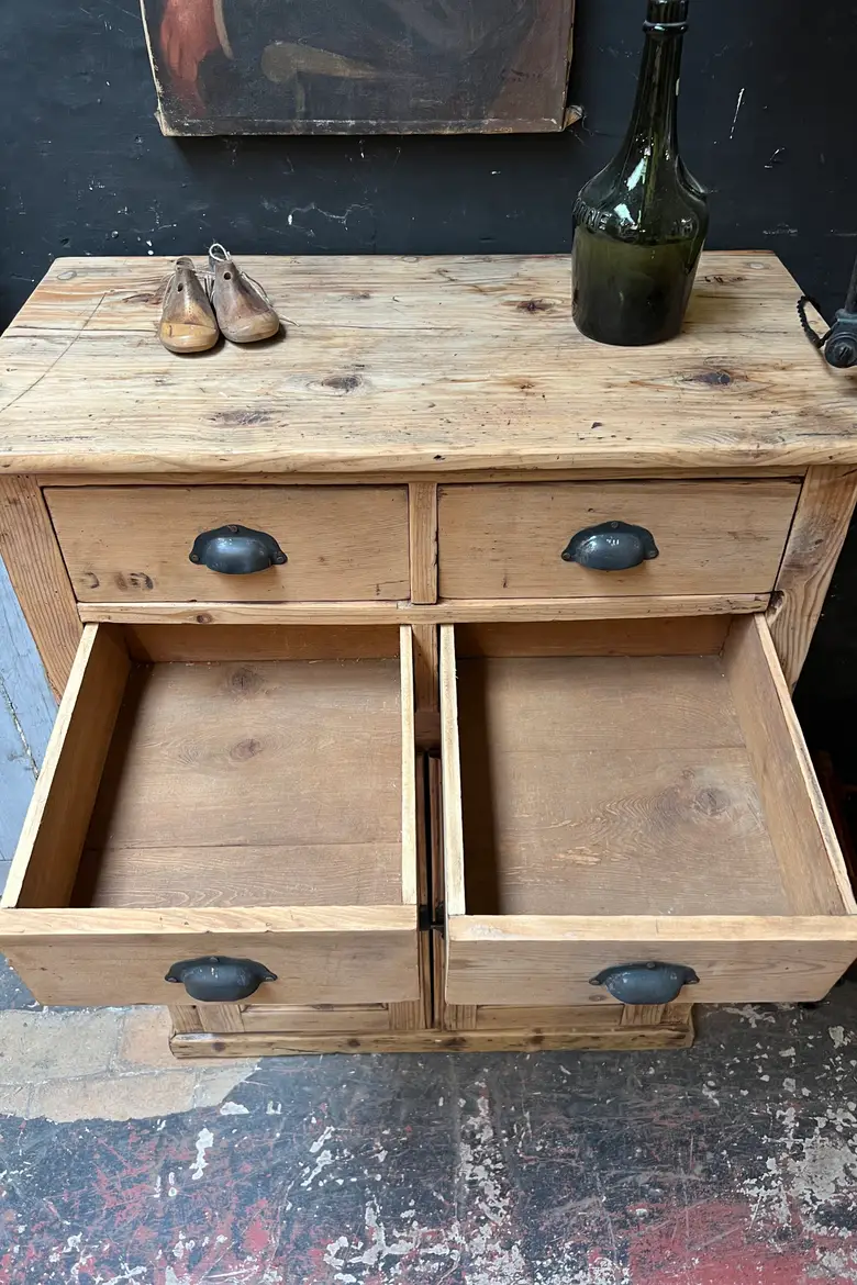 Meuble d’atelier en sapin Début XXème