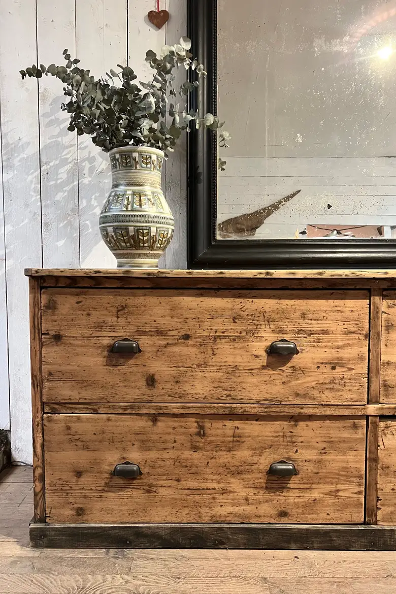 Meuble d’atelier en sapin Début XXème