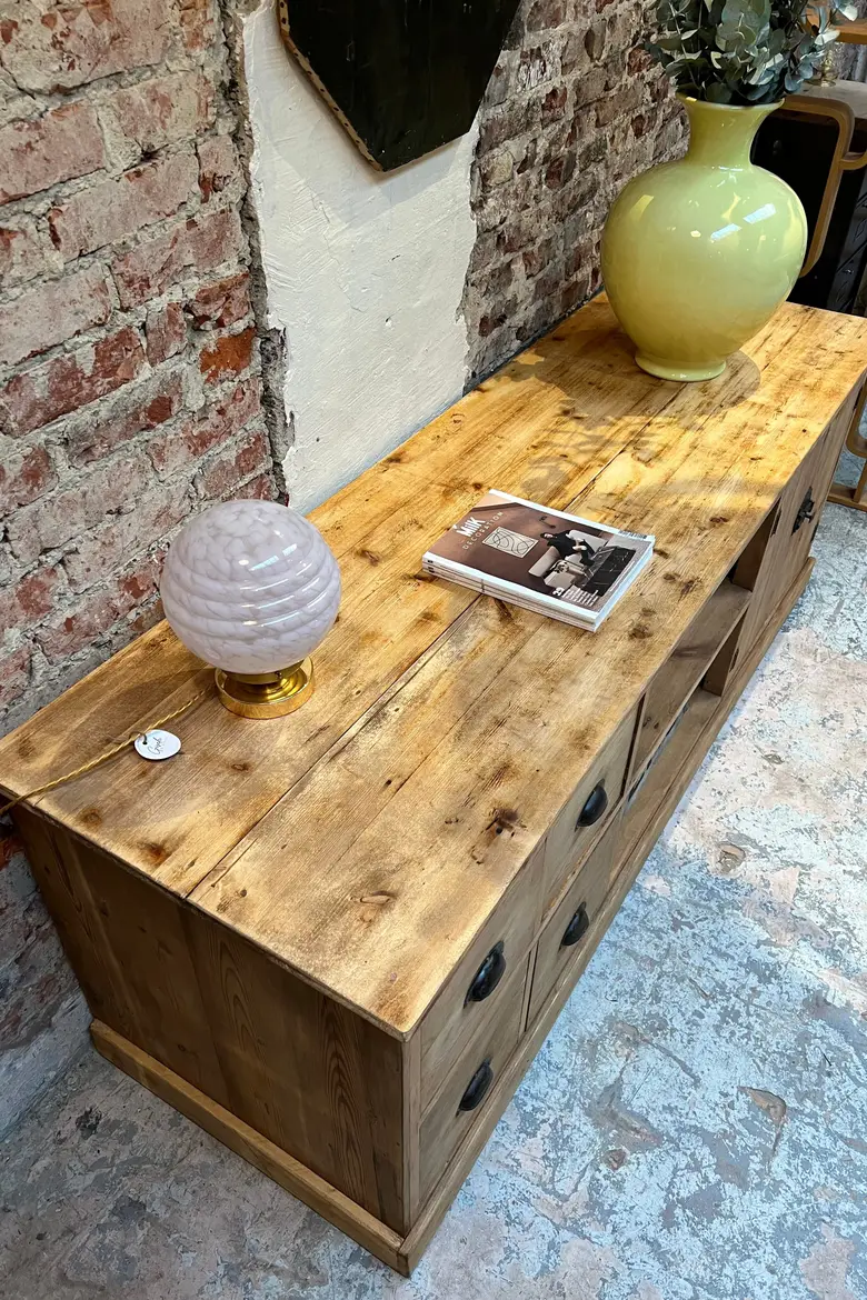 Meuble d’atelier en sapin Début XXème