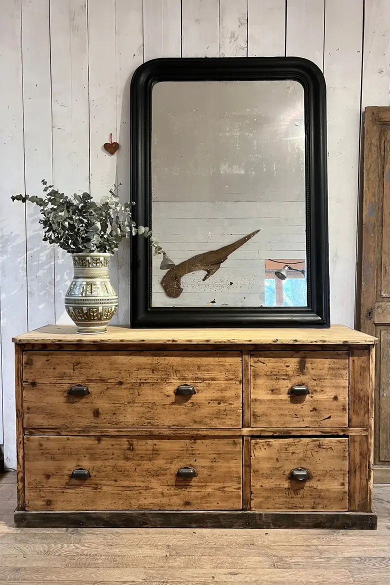 Meuble d’atelier en sapin Début XXème