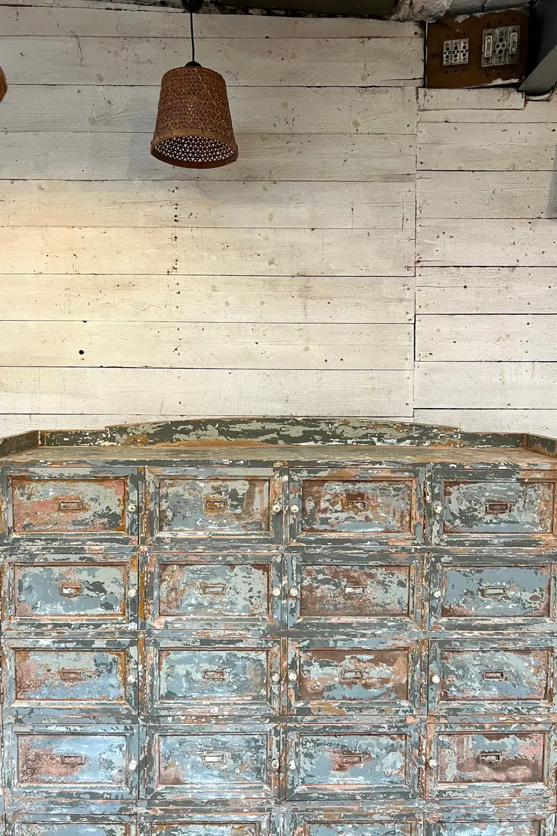 Meuble de commerce en bois Début XXème