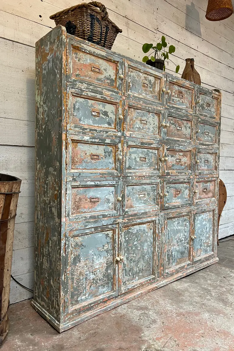 Meuble de commerce en bois Début XXème