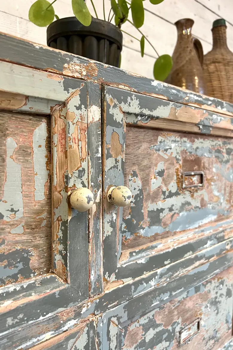 Meuble de commerce en bois Début XXème