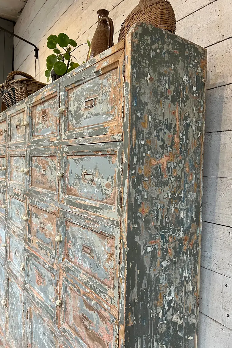 Meuble de commerce en bois Début XXème