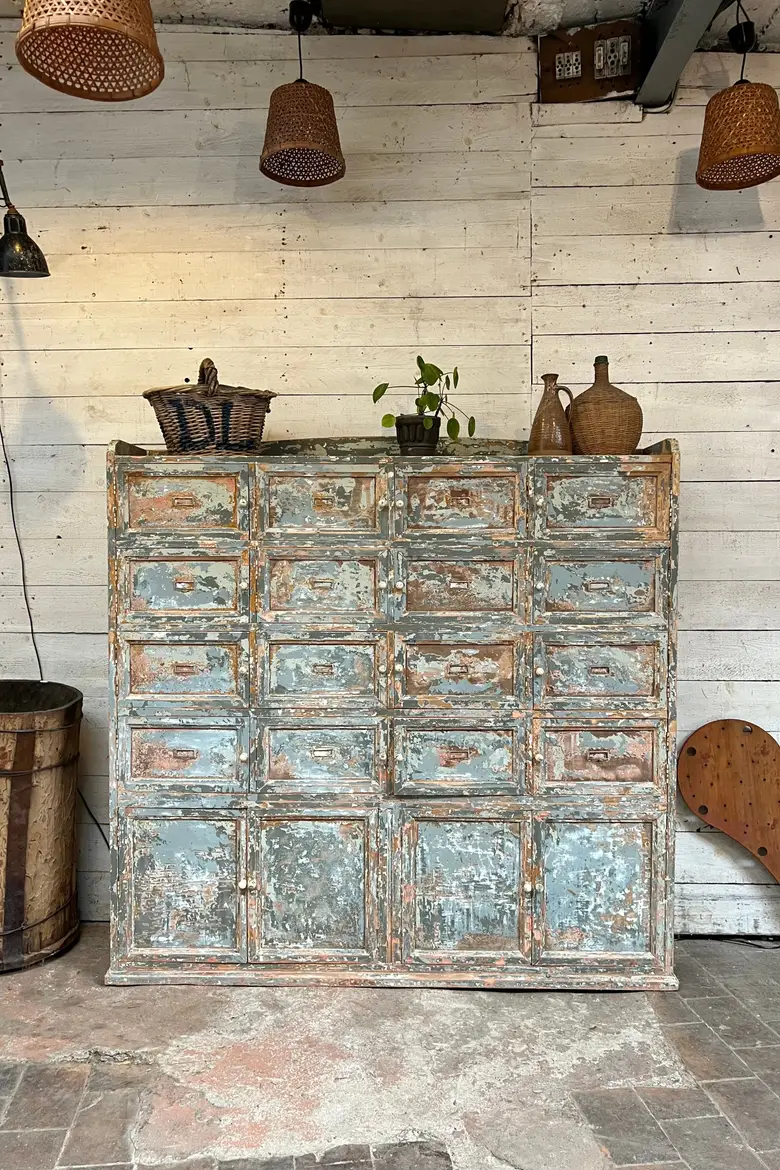 Meuble de commerce en bois Début XXème