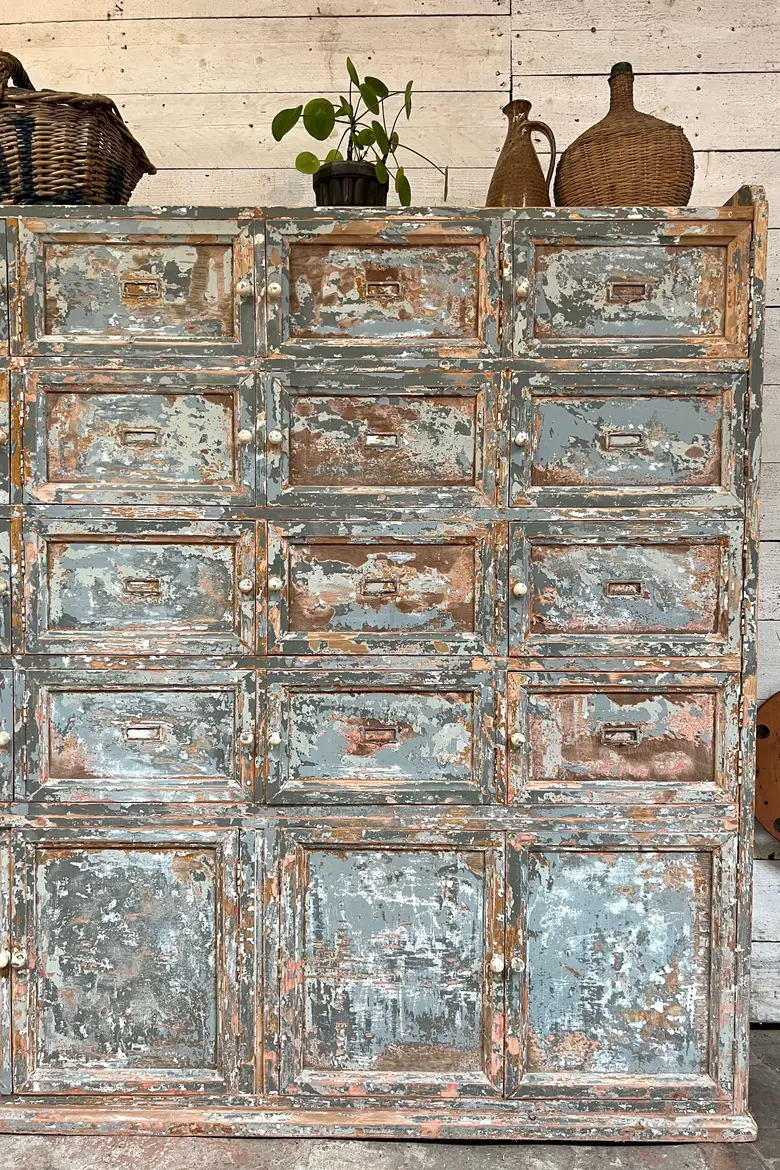 Meuble de commerce en bois Début XXème