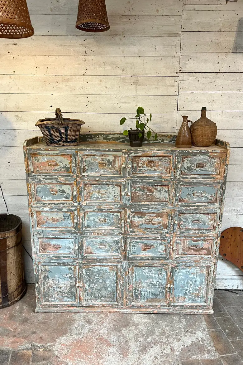 Meuble de commerce en bois Début XXème