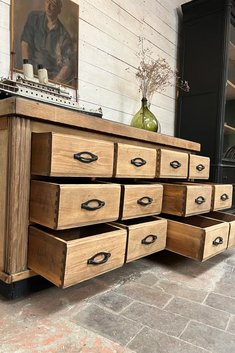 Meuble de métier à tiroirs Début XXème