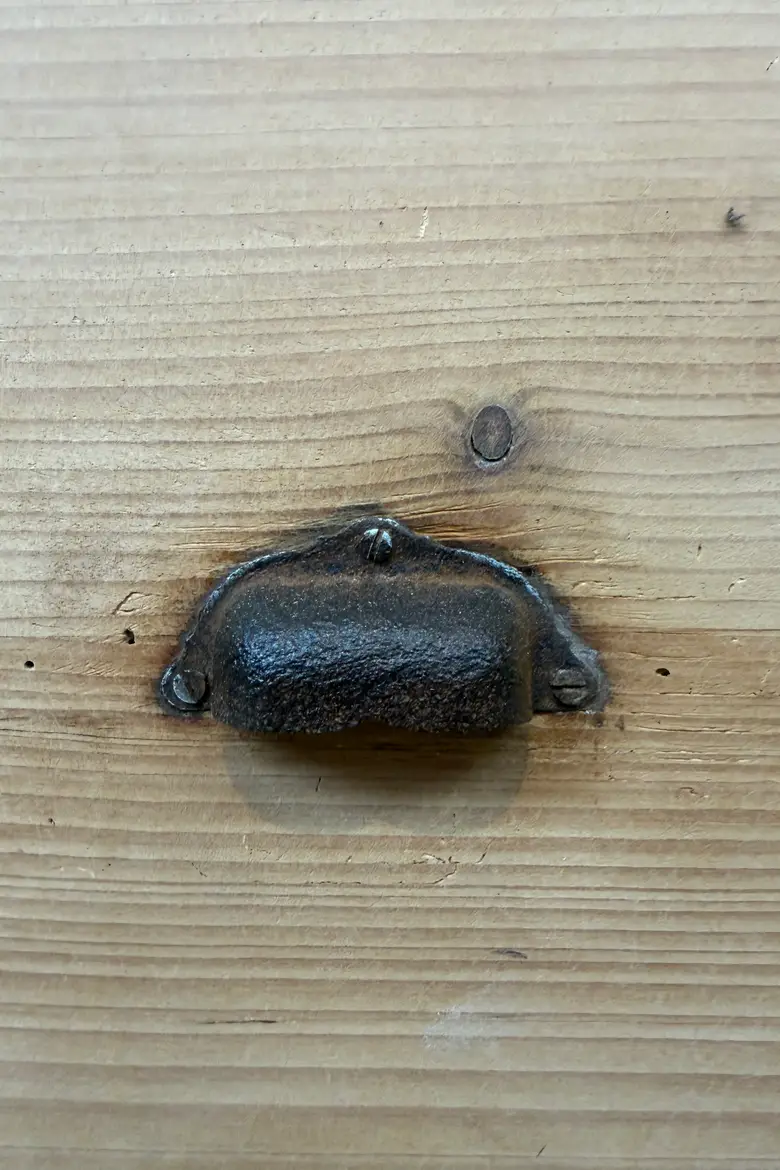 Meuble de métier à tiroirs en sapin début 20ème