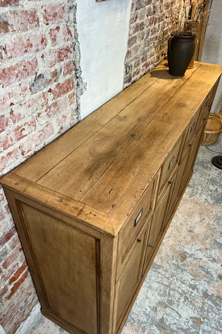 Meuble de métier en chêne