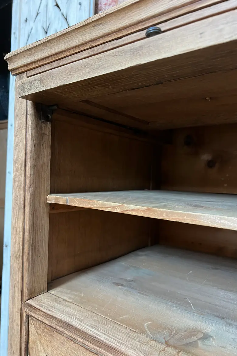 Meuble de métier en chêne