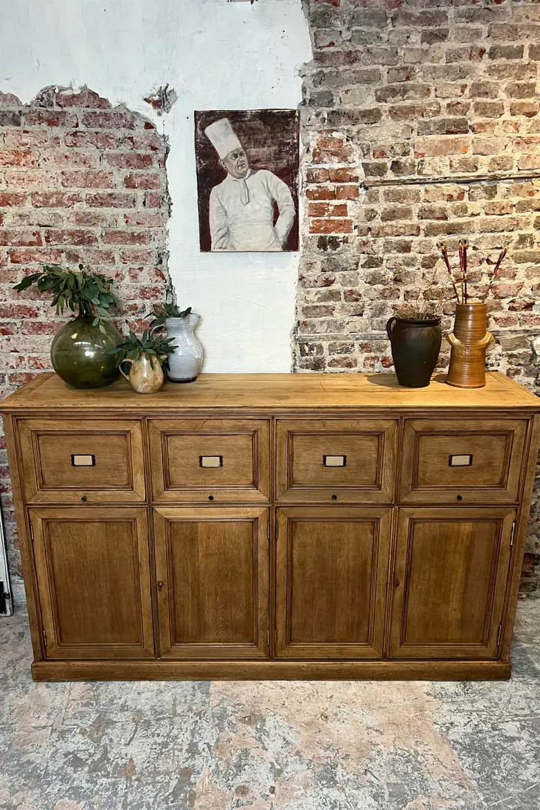 Meuble de métier en chêne