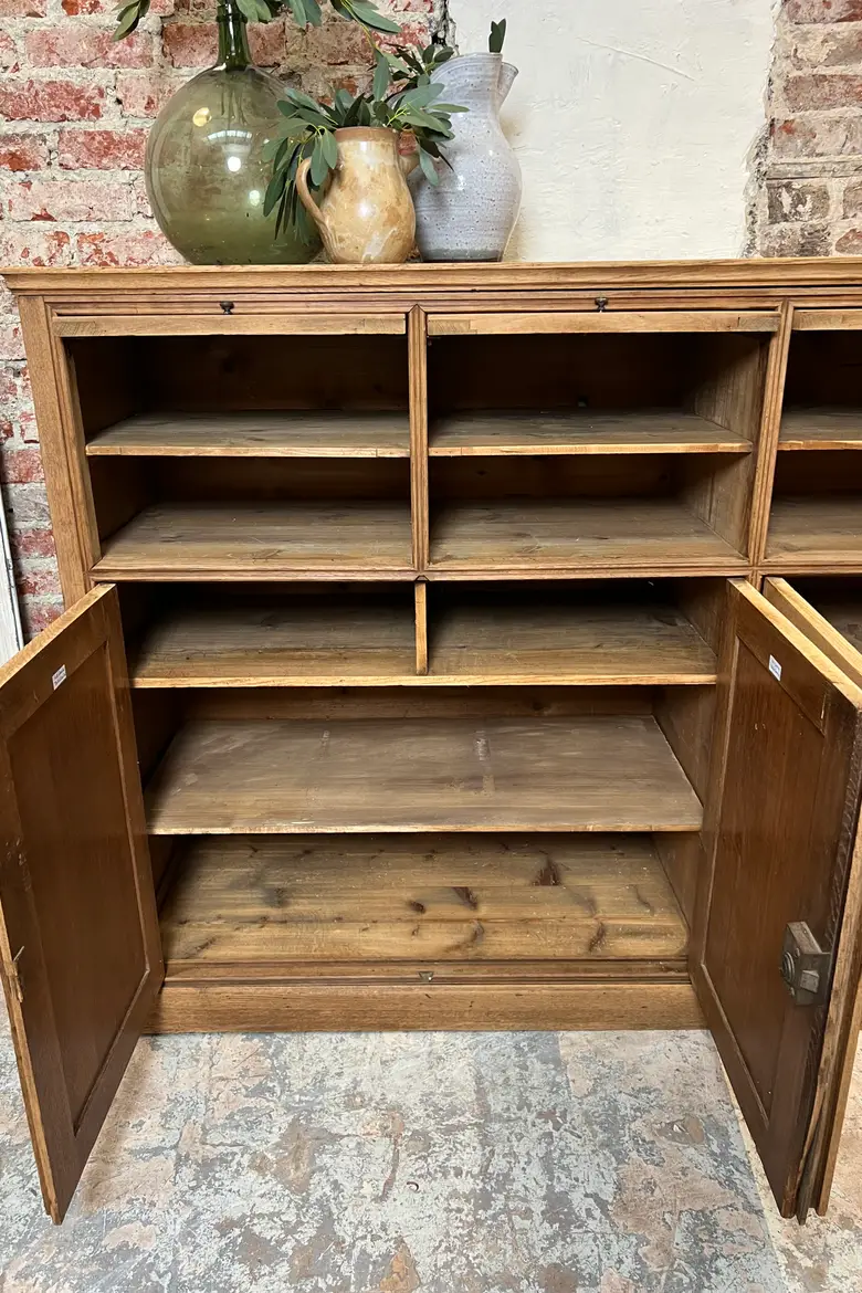 Meuble de métier en chêne