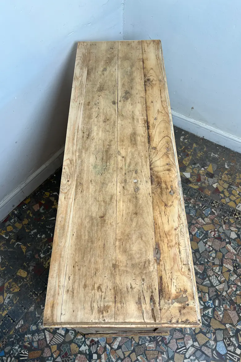 Meuble de métier en sapin – Début XXe siècle