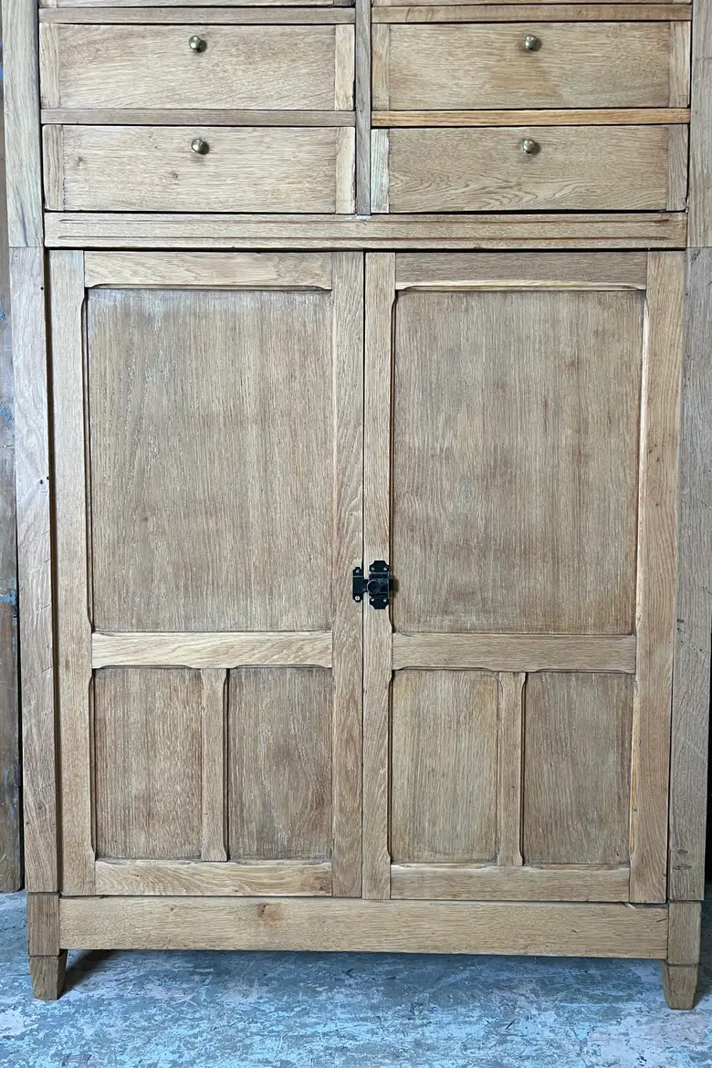 Meuble de notaire en chêne Début XXème
