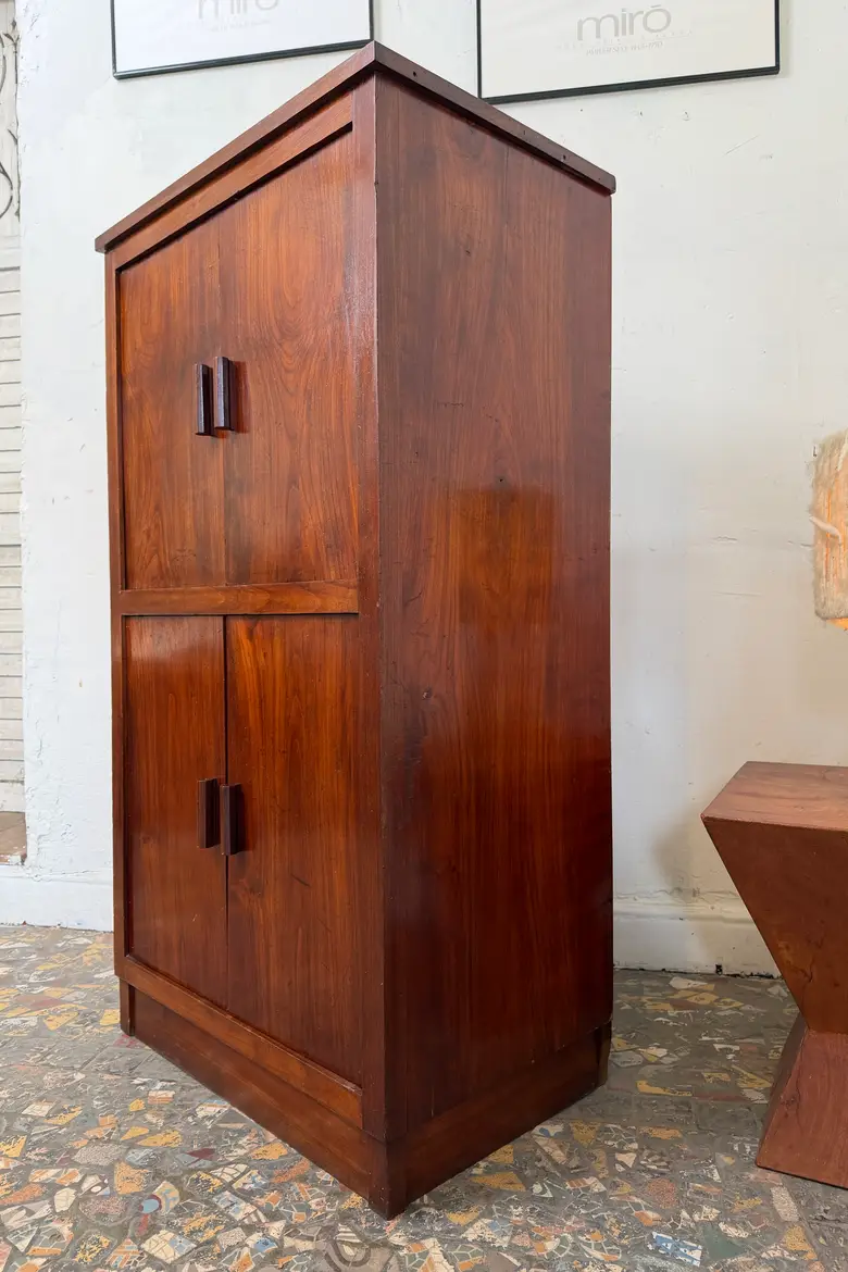 Meuble de rangement années 50 en palissandre
