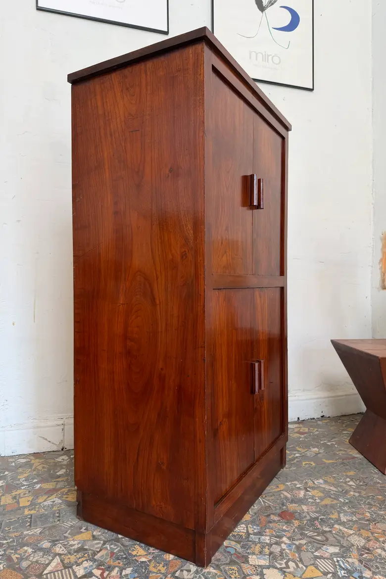 Meuble de rangement années 50 en palissandre