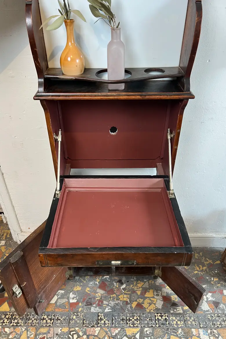 Meuble de toilette de paquebot – XIXe