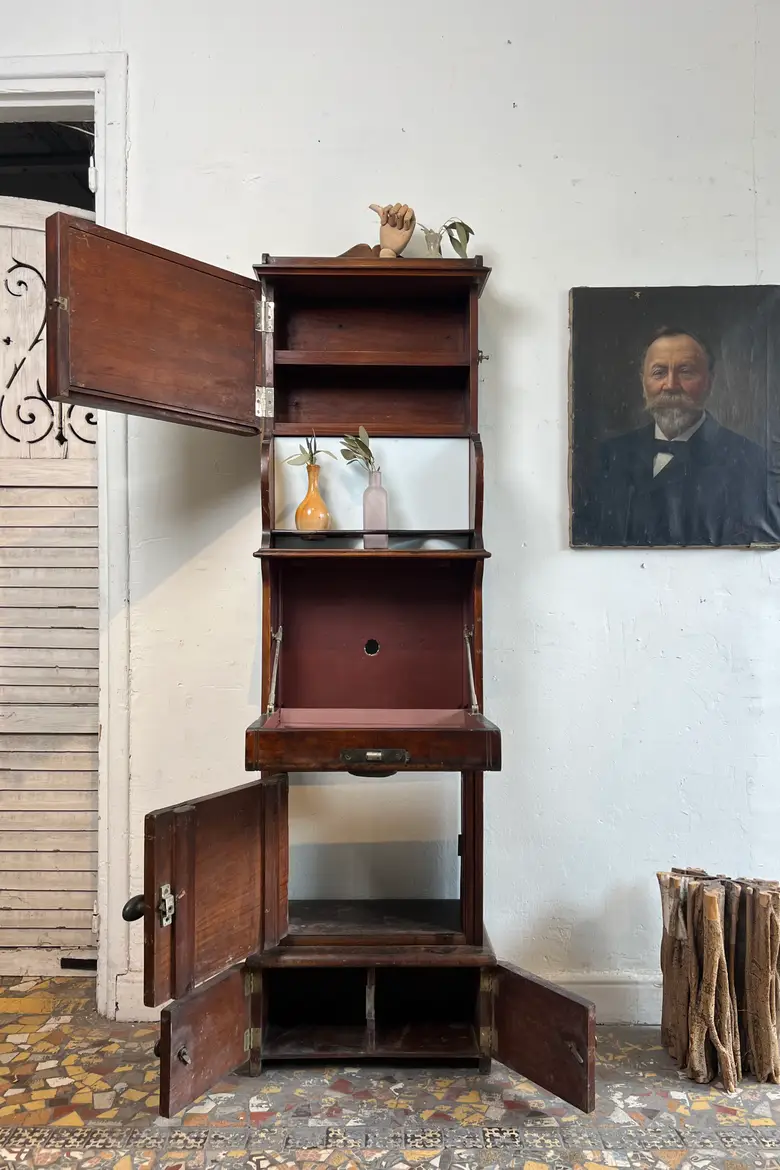 Meuble de toilette de paquebot – XIXe