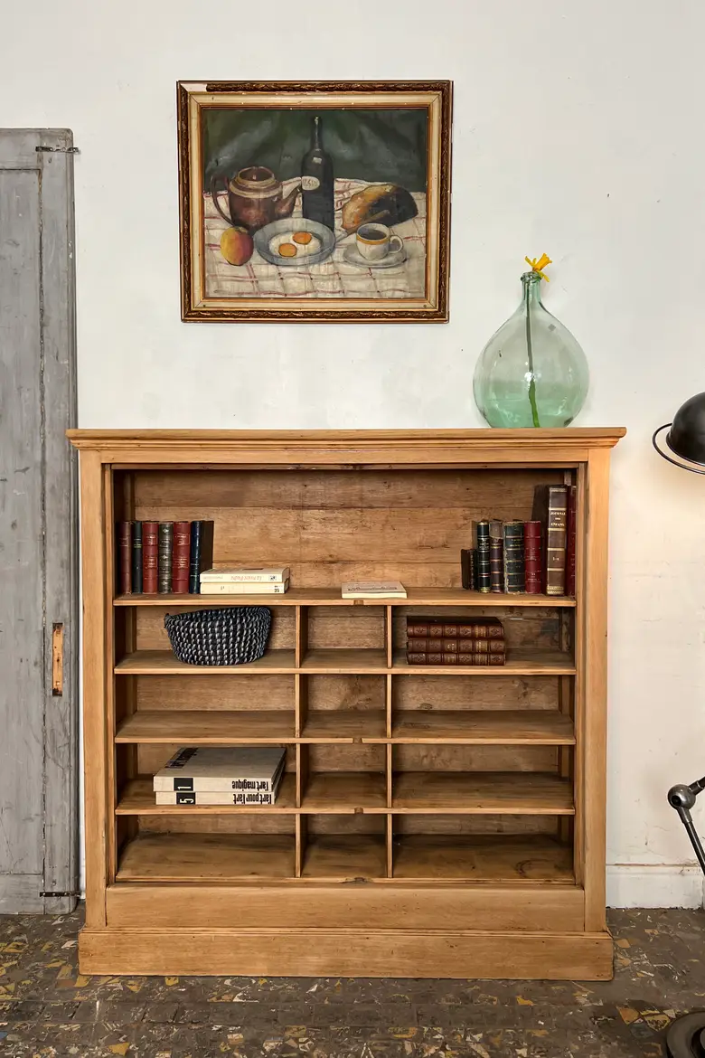 Meuble étagère en chêne Début XXème