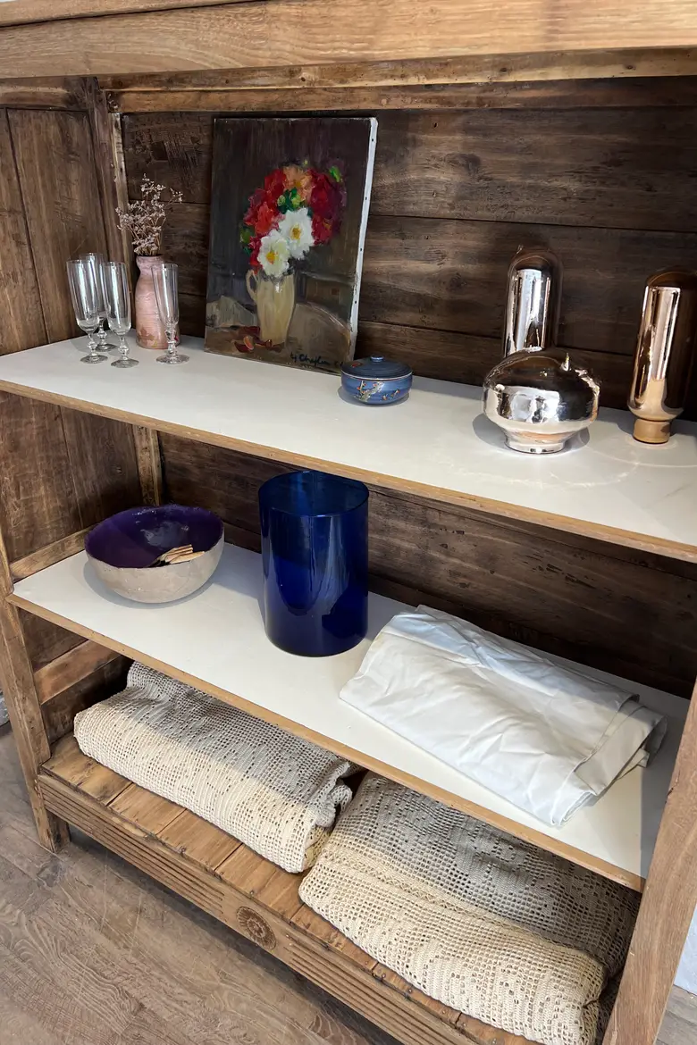 Meuble étagère en chêne