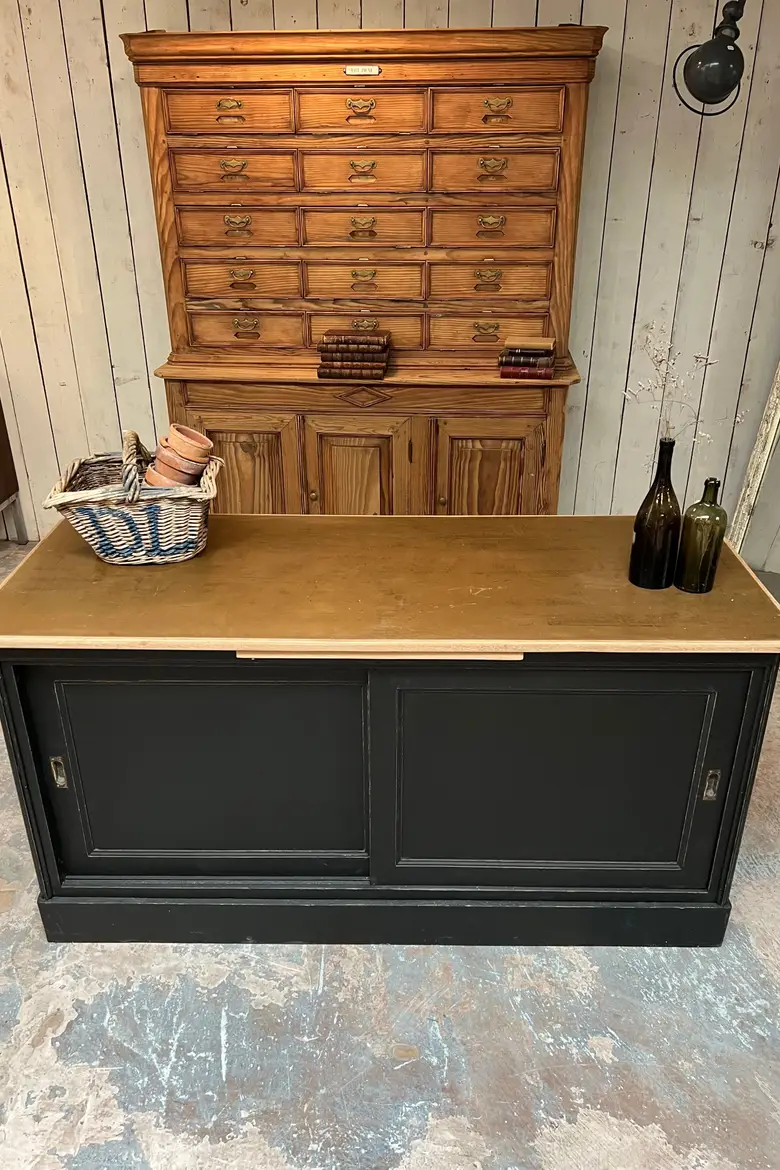 Meuble îlot central en bois Début XXème