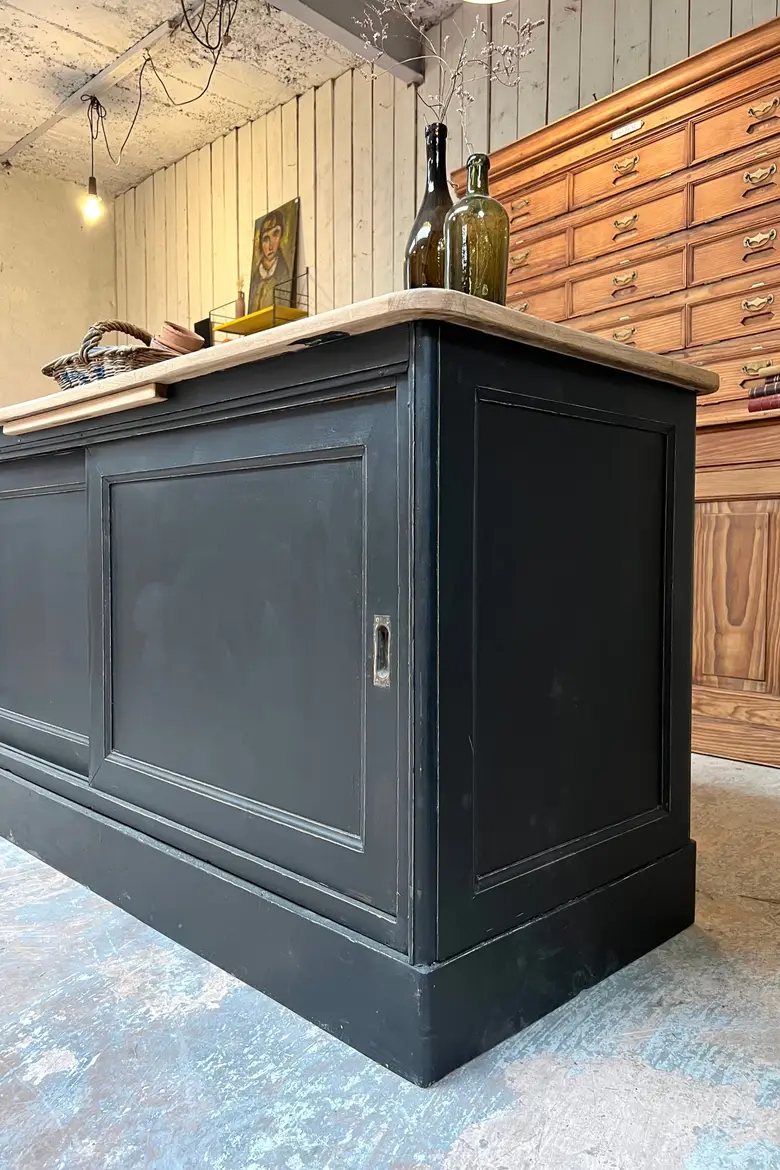 Meuble îlot central en bois Début XXème
