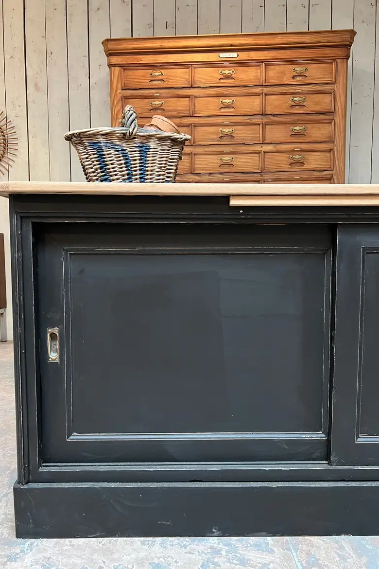 Meuble îlot central en bois Début XXème