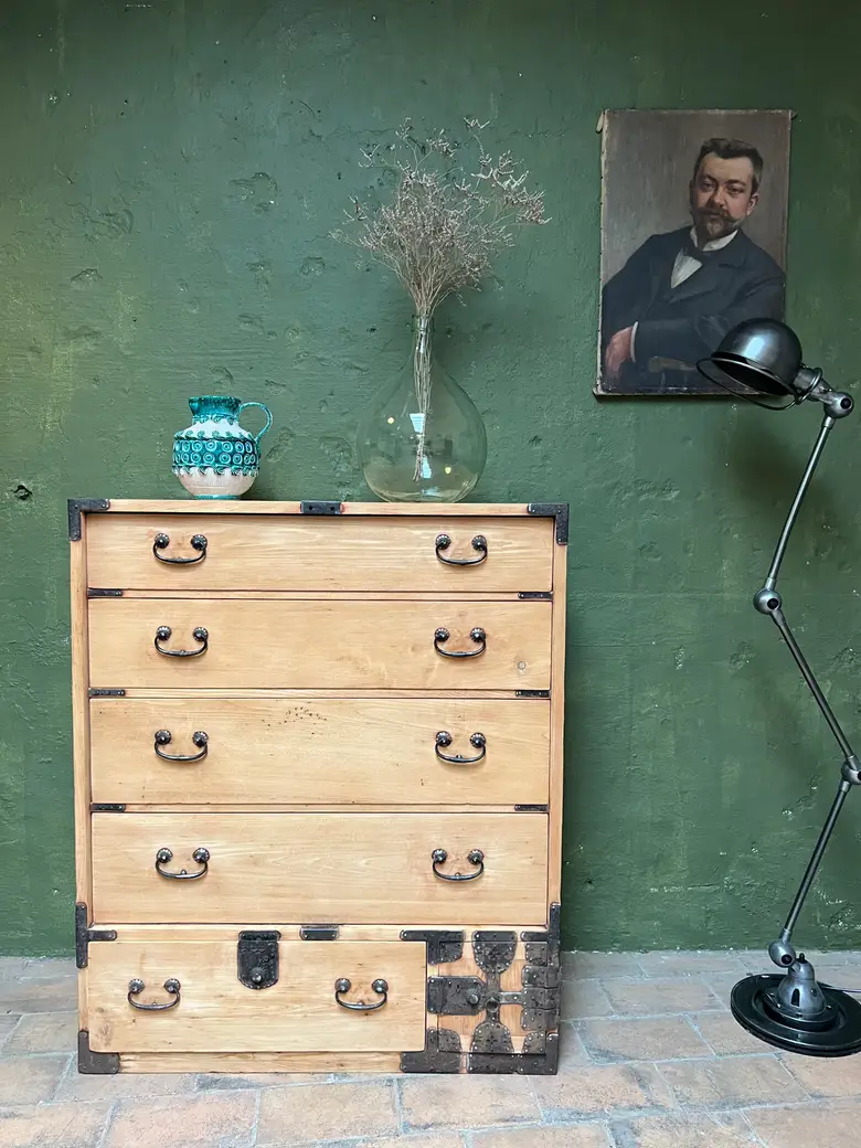 Meuble Tansu Japonais 19ème