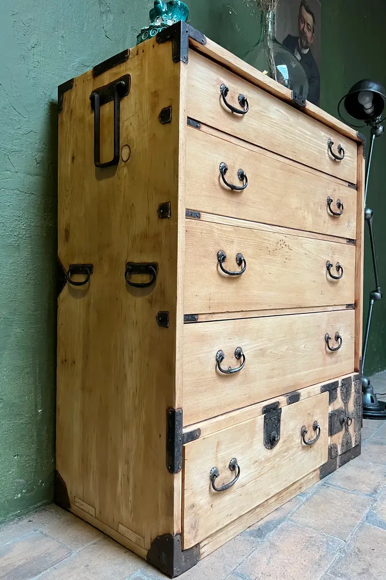 Meuble Tansu Japonais 19ème