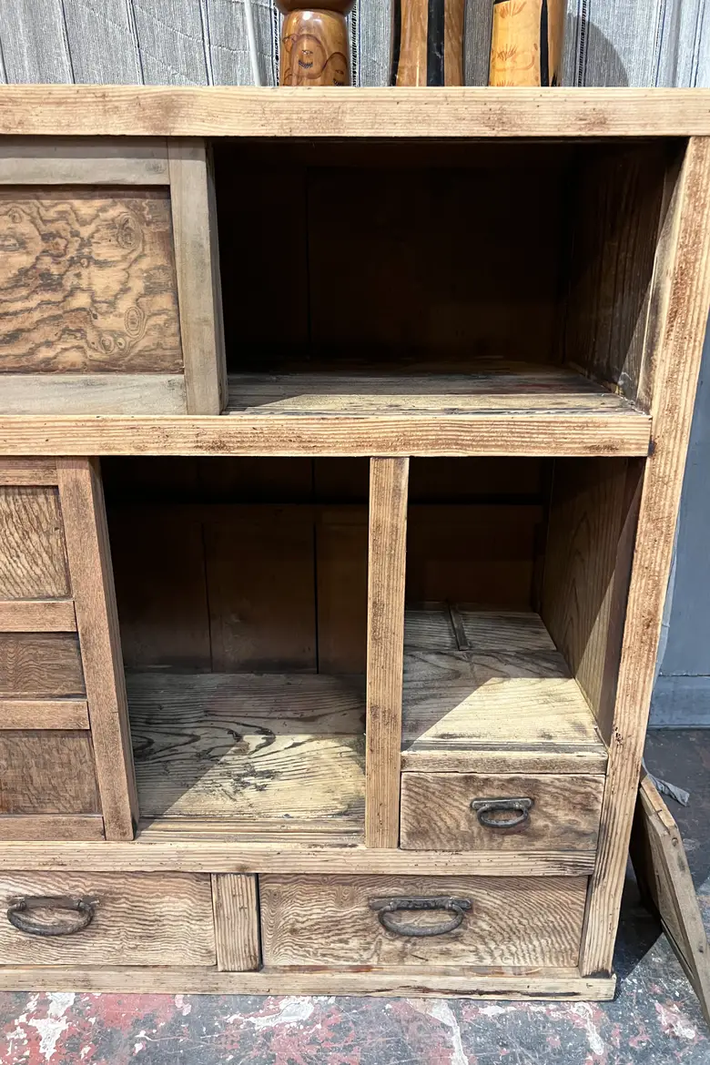 Meuble Tansu Japonais Début XXème