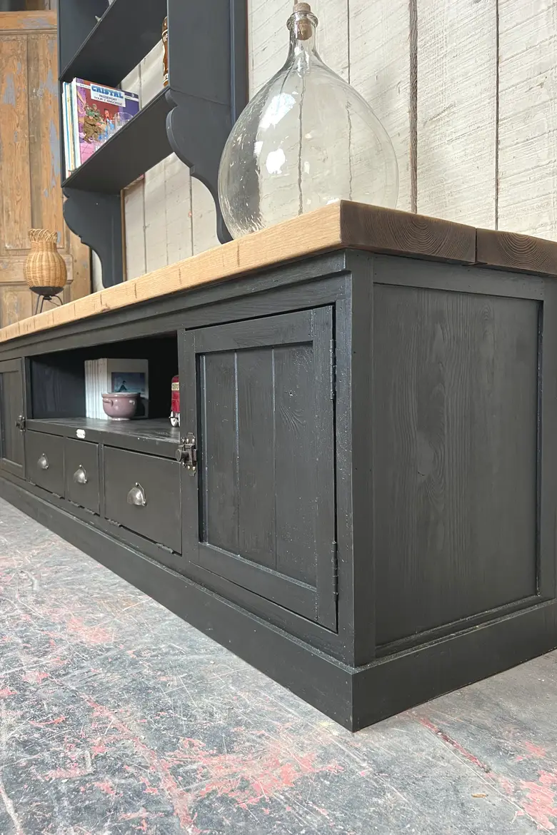 Meuble TV esprit atelier