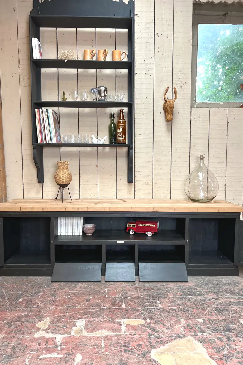 Meuble TV esprit atelier
