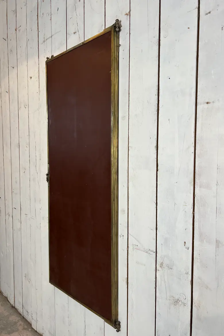 Miroir Brot triptyque en laiton 1920