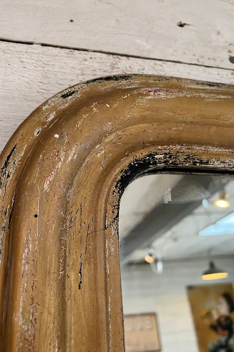 Miroir doré Louis Philippe Début XXème