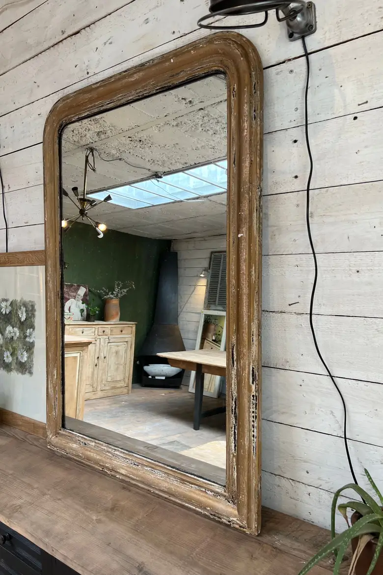 Miroir doré Louis Philippe Début XXème
