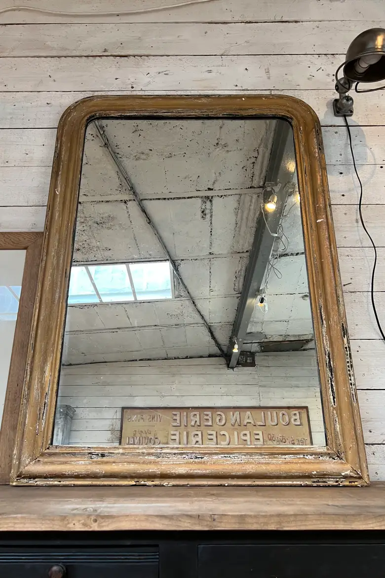 Miroir doré Louis Philippe Début XXème