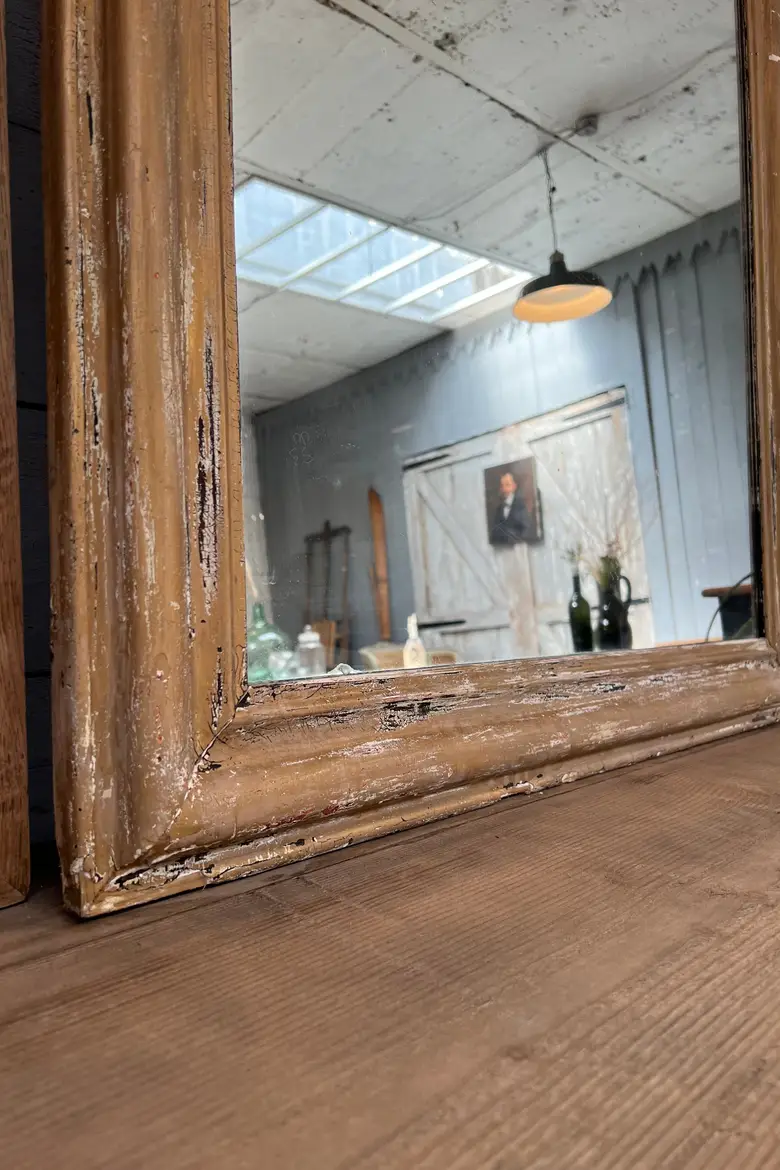 Miroir doré Louis Philippe Début XXème