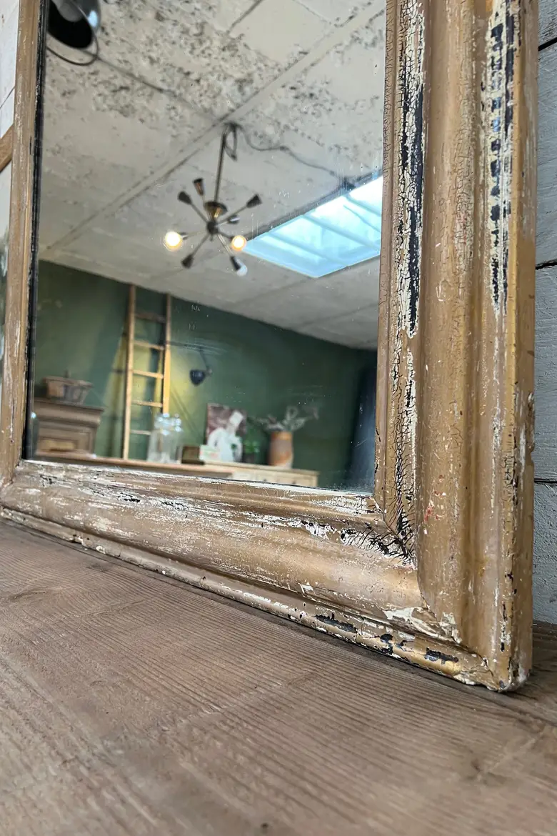Miroir doré Louis Philippe Début XXème