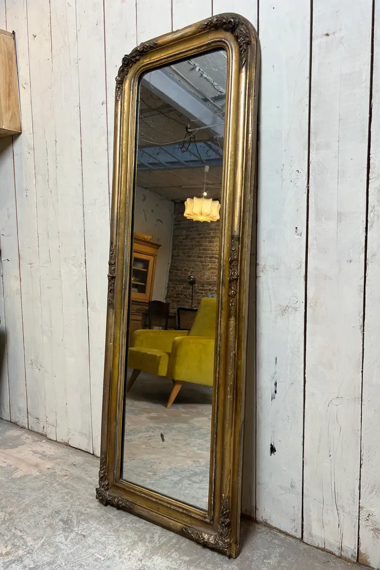 Miroir doré XIXème