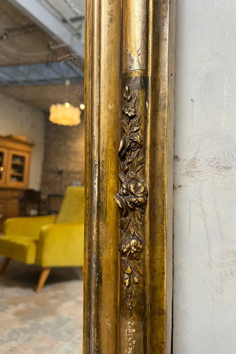 Miroir doré XIXème