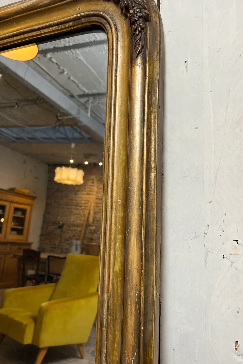 Miroir doré XIXème