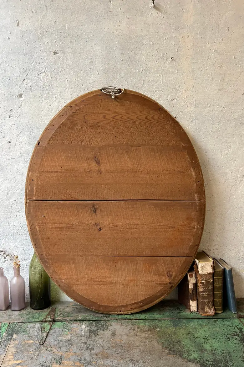 Miroir doré XIXème de style Louis XVI