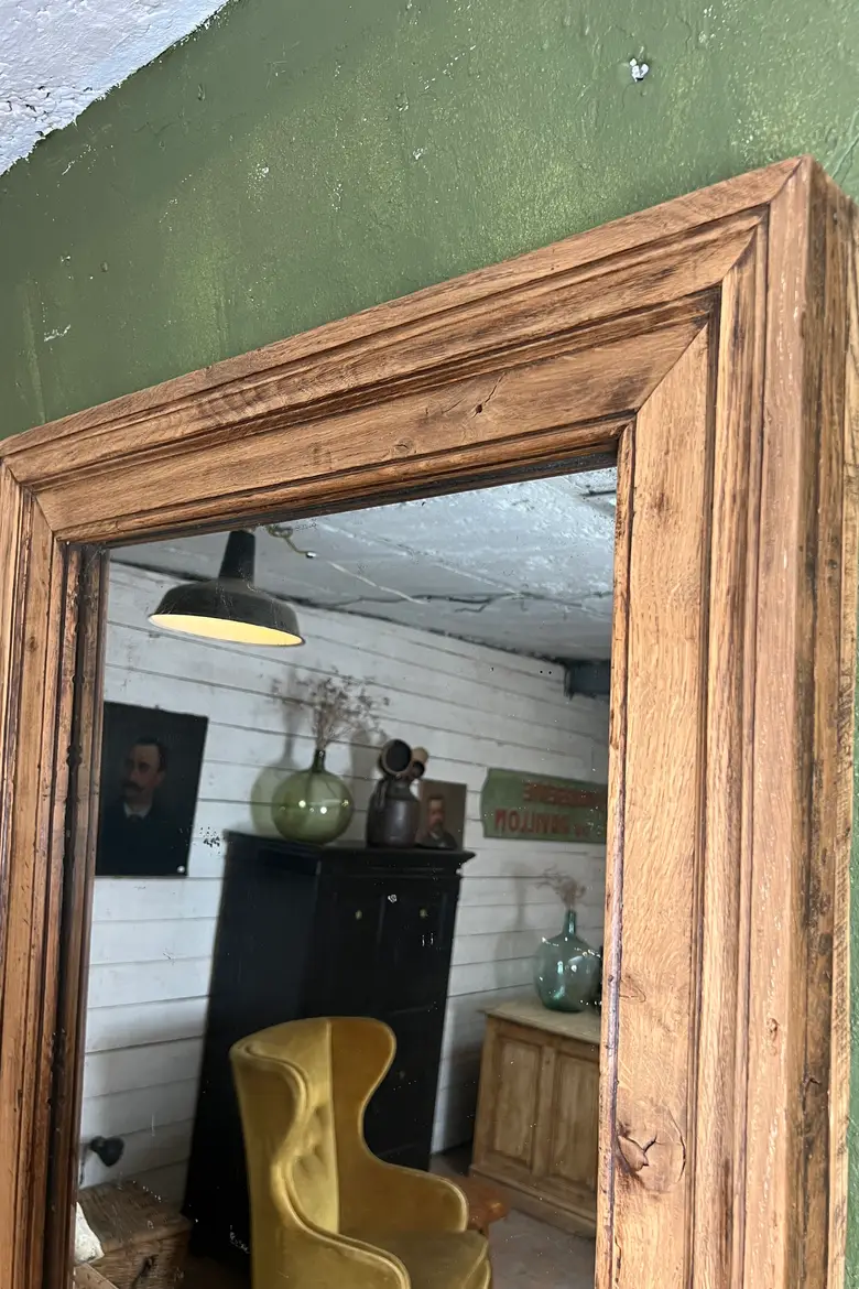 Miroir en chêne 19ème