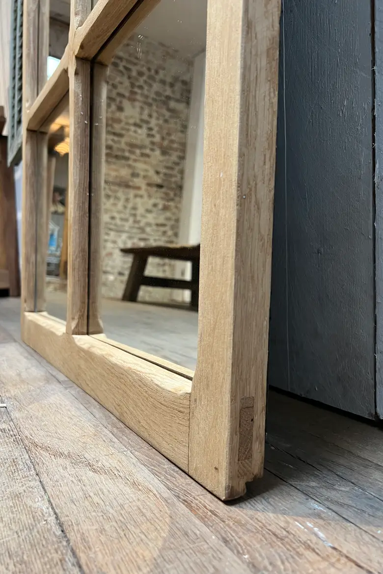 Miroir en chêne début 20e